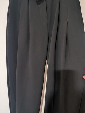 Kaos Women's Black Dress Trousers - Sleek Straight Leg